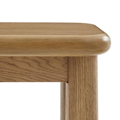 Alvia Weathered Oak Wood Console Table - Ornate Home