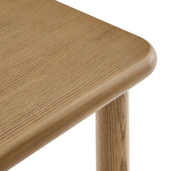 Alvia Weathered Rectangular 60" Oak Wood Bar Table - Ornate Home