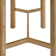 Alvia Weathered Rectangular 60" Oak Wood Bar Table - Ornate Home