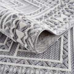 Alya 3D Saxony with Fringes Area Rug - Clearance - Ornate Home