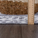 Alya 3D Saxony with Fringes Area Rug - Clearance - Ornate Home