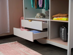 Alya White 3 Door Wardrobe - Ornate Home