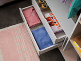 Alya White 3 Door Wardrobe - Ornate Home