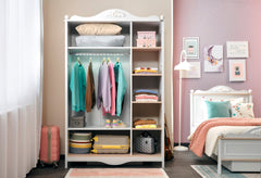 Alya White 3 Door Wardrobe - Ornate Home