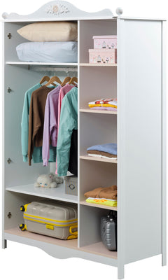 Alya White 3 Door Wardrobe - Ornate Home