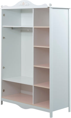 Alya White 3 Door Wardrobe - Ornate Home