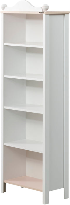 Alya White Bookcase - Ornate Home