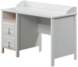 Alya White Study Desk With Top Module - Ornate Home