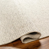 Alyra Beige Solid Area Rug - Clearance - Ornate Home