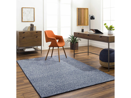 Alyra Blue Solid Area Rug - Ornate Home