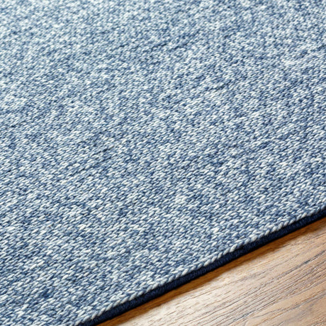 Alyra Blue Solid Area Rug - Ornate Home