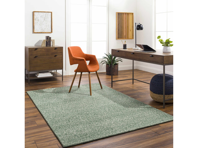 Alyra Green Solid Area Rug - Ornate Home