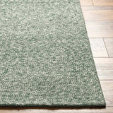 Alyra Green Solid Area Rug - Ornate Home