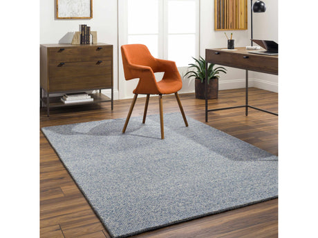 Alyra Light Blue Solid Wool Rug - Ornate Home