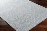 Alyra Light Blue Solid Wool Rug - Ornate Home