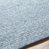 Alyra Light Blue Solid Wool Rug - Ornate Home