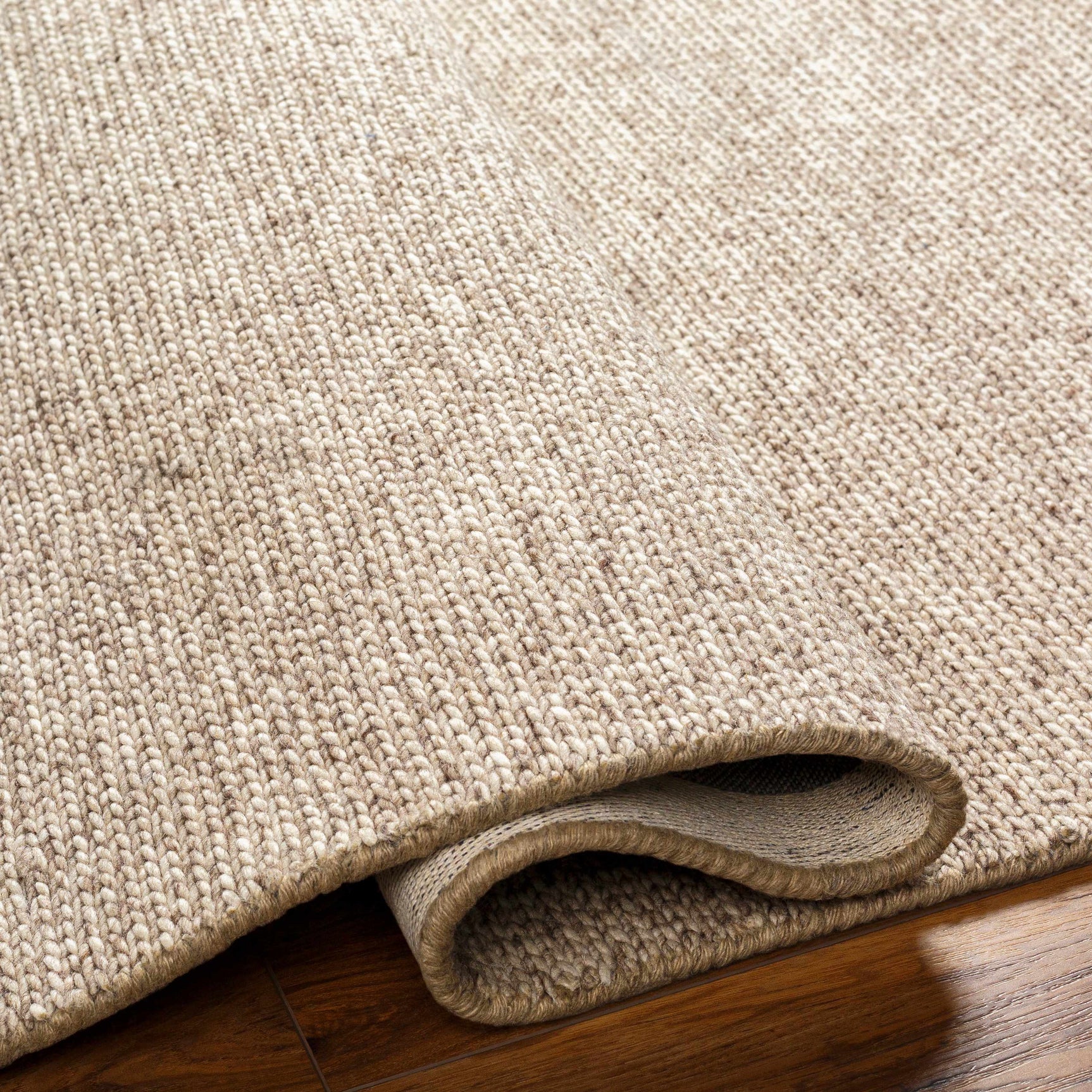 Alyra Tan Solid Area Rug - Clearance - Ornate Home