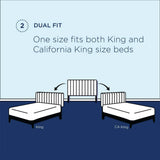 Alyson Charcoal Angular Channel Tufted Performance Velvet King / California King Headboard - Ornate Home