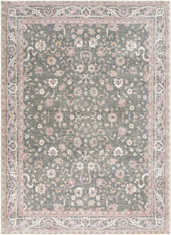 Alyson Vintage Flat Pile Washable Rug - Ornate Home