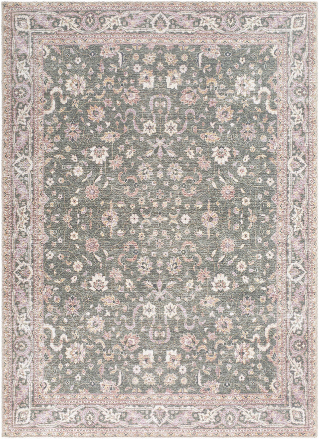 Alyson Vintage Flat Pile Washable Rug - Ornate Home