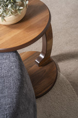 Alyssa C Side Table w/ Caster Wheels - Ornate Home