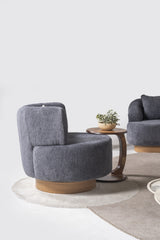 Alyssa C Side Table w/ Caster Wheels - Ornate Home