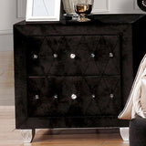 Alzir Black Nightstand - Ornate Home