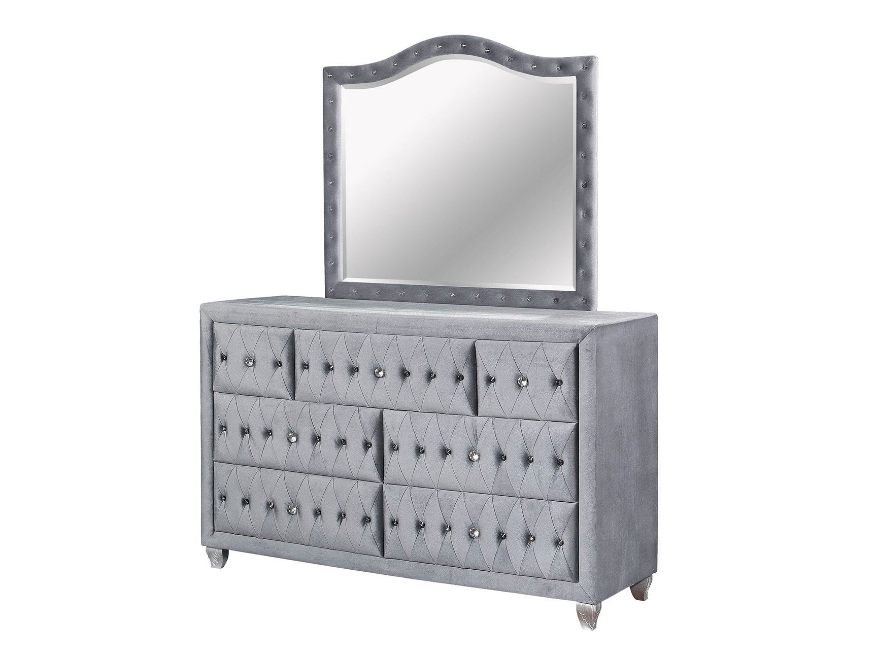 Alzire Gray Dresser - Ornate Home