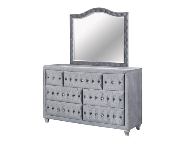 Alzire Gray Dresser - Ornate Home