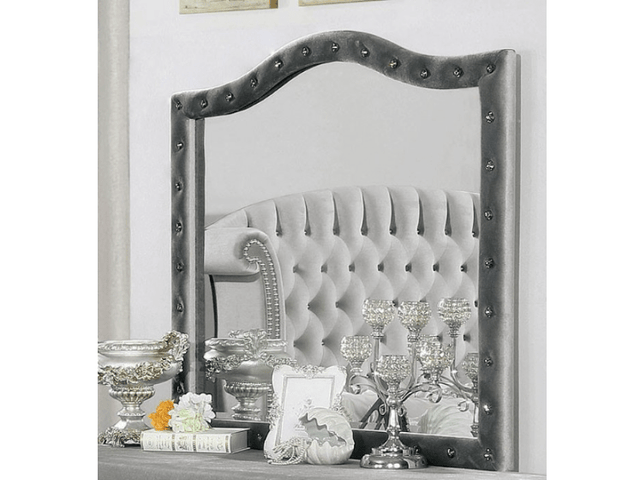 Alzire Gray Mirror - Ornate Home
