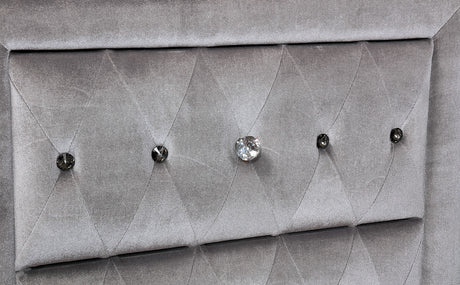 Alzire Gray Nightstand - Ornate Home