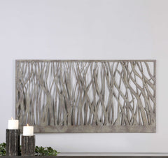 Amadahy Bronze/Gray Metal Wall Art - Ornate Home