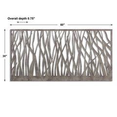 Amadahy Bronze/Gray Metal Wall Art - Ornate Home