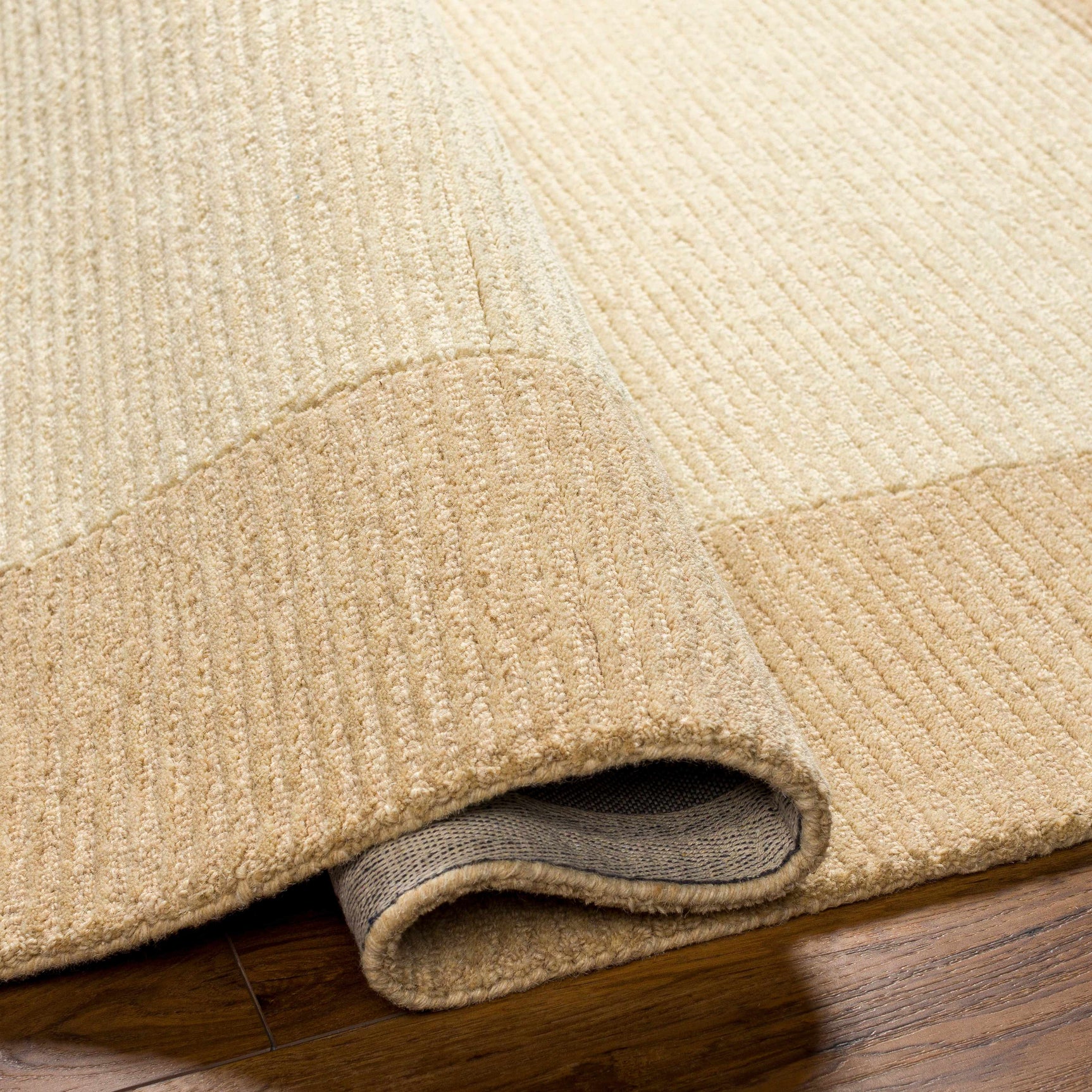 Amadi Beige Wool Area Rug - Ornate Home