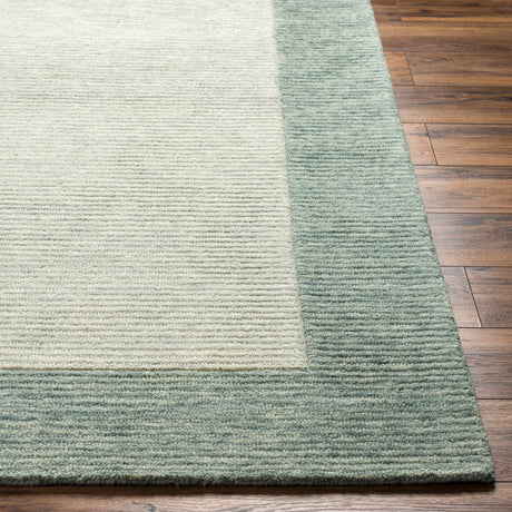 Amadi Green Wool Area Rug - Ornate Home
