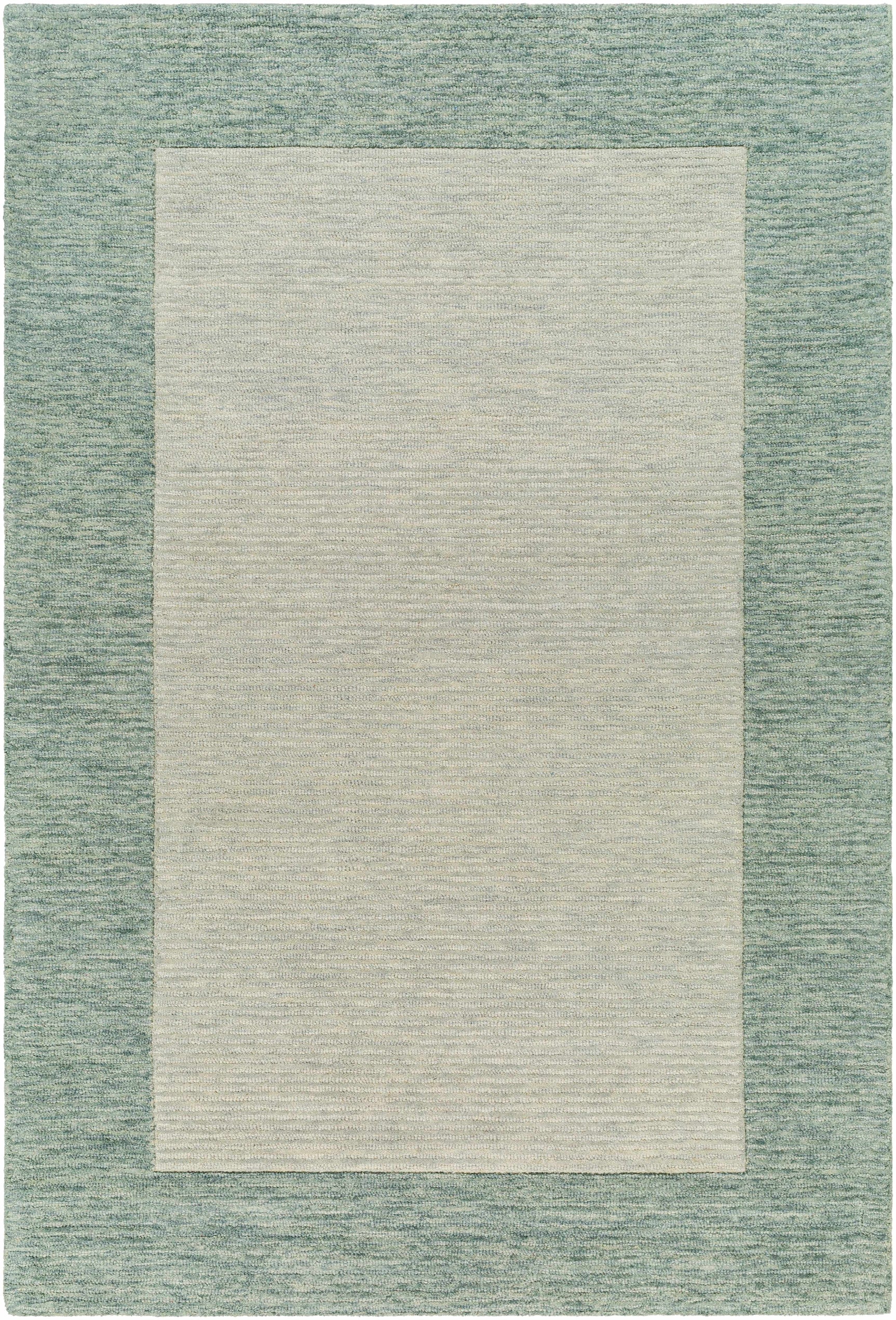Amadi Green Wool Area Rug - Ornate Home