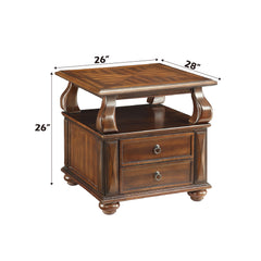 Amado End Table in Espresso - Ornate Home