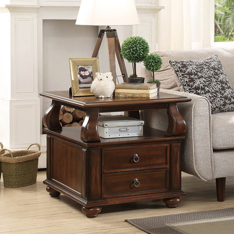 Amado End Table in Espresso - Ornate Home
