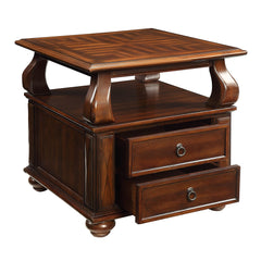Amado End Table in Espresso - Ornate Home