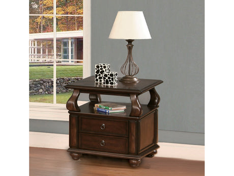 Amado End Table in Espresso - Ornate Home