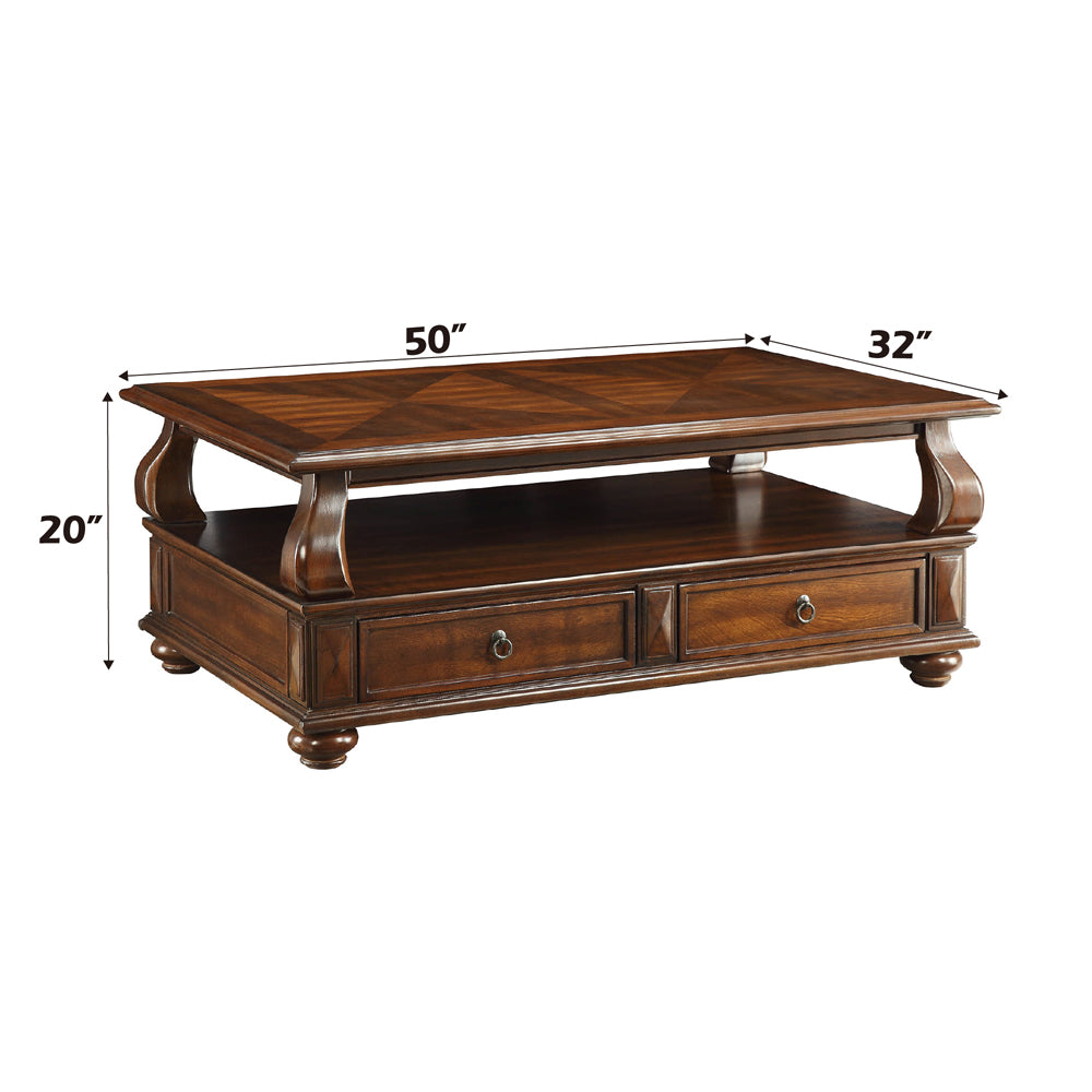 Amado Walnut Coffee Table - Ornate Home