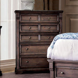 Amadora Walnut Chest - Ornate Home