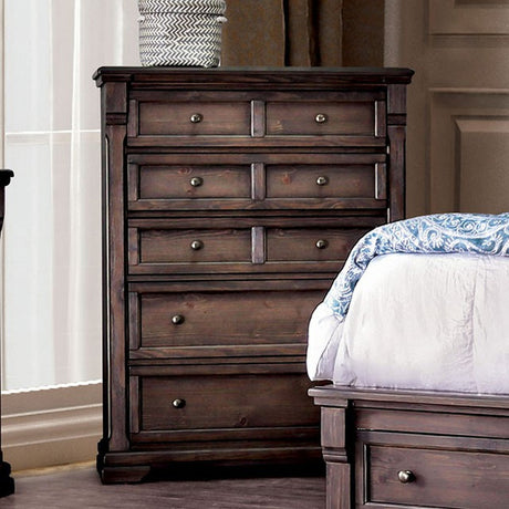 Amadora Walnut Chest - Ornate Home