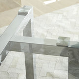 Amalfi 32 inch Round Glass Top Bar Table - Ornate Home