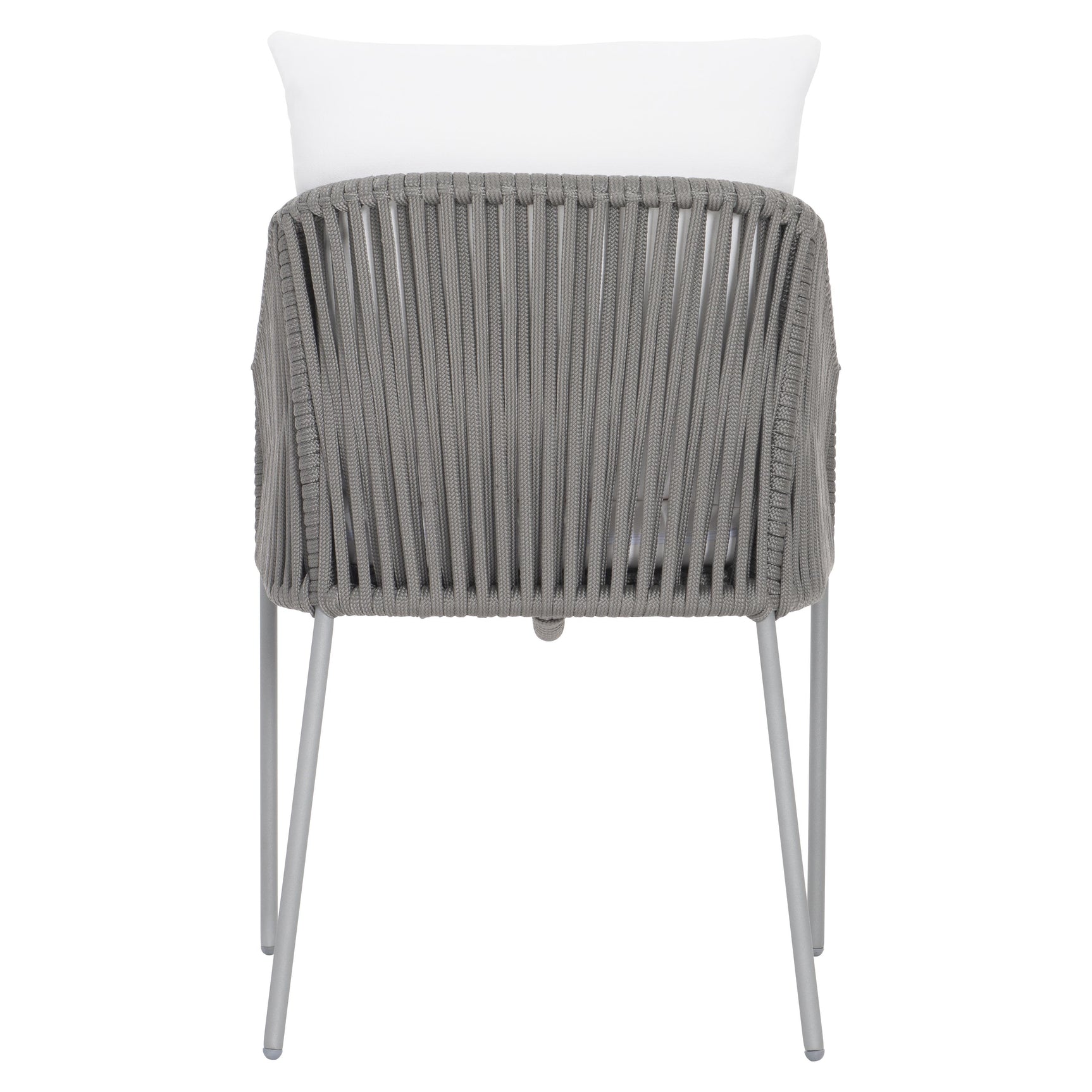 Amalfi Charcoal Mist/White/Cream Outdoor Chair - Ornate Home