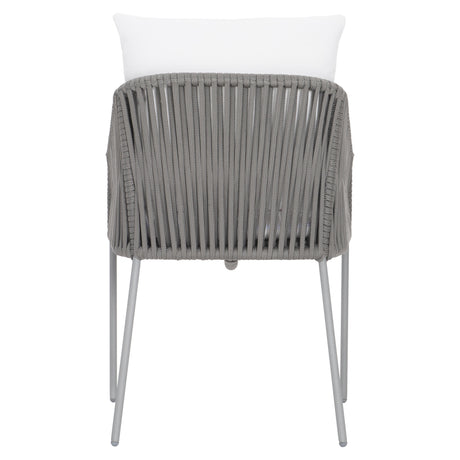 Amalfi Charcoal Mist/White/Cream Outdoor Chair - Ornate Home