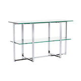 Amalfi Glass Shelf Sideboard - Ornate Home