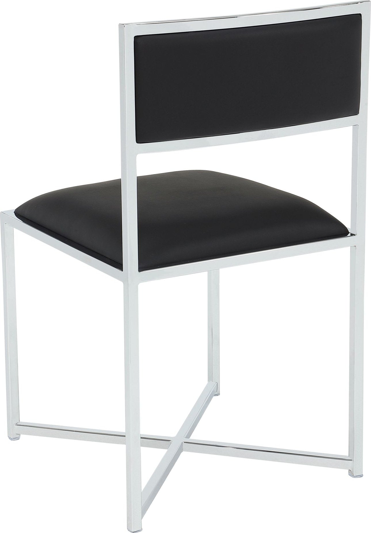 Amalfi Soot/Chrome X Base Chair - Ornate Home