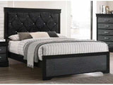 Amalia Black California King Panel Bed - Ornate Home