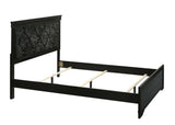 Amalia Black California King Panel Bed - Ornate Home
